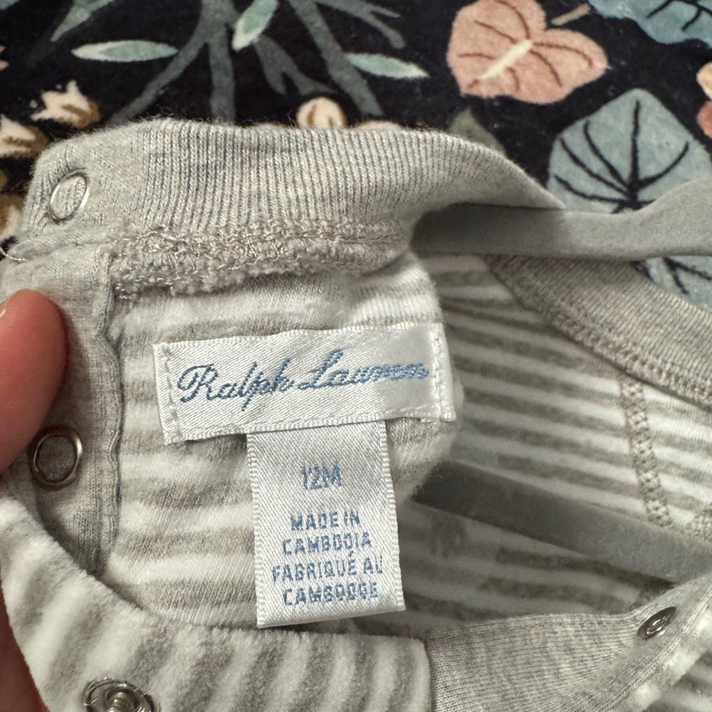 Polo Ralph Lauren Striped velour Sweater Set - Picture 5 of 5